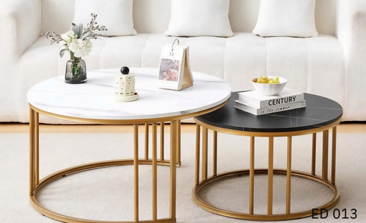 🪑 Table Basse Moderne – Lot de 2